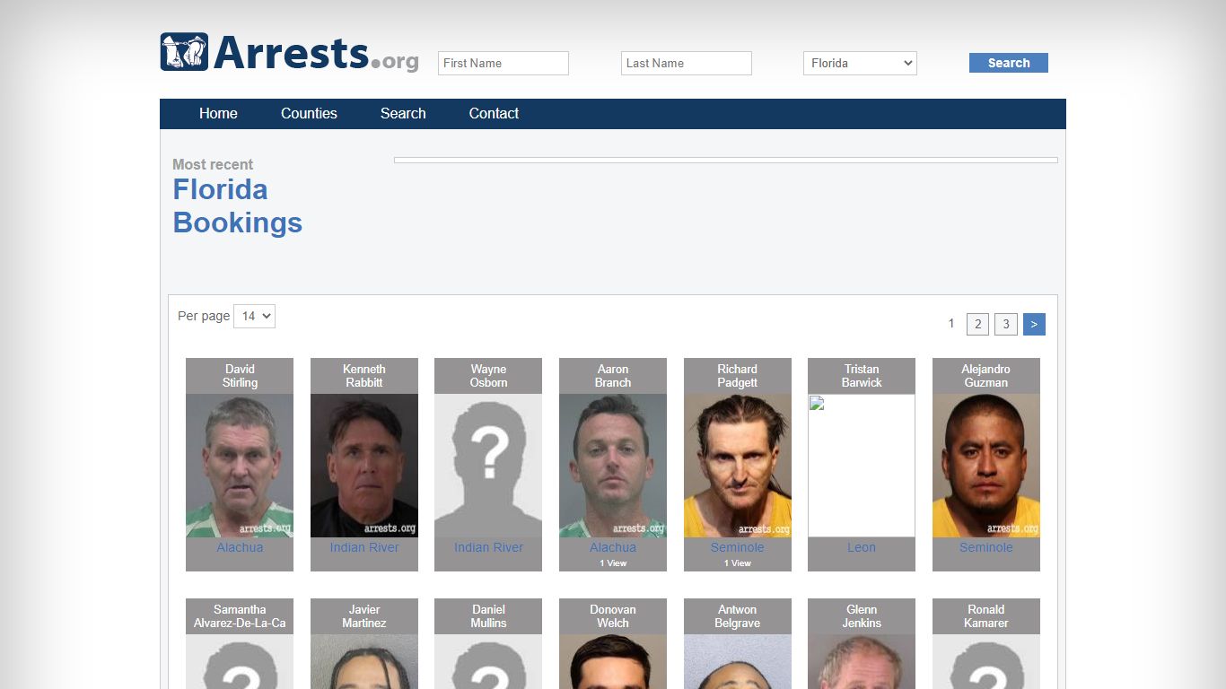 Florida Arrests and Inmate Search